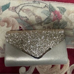 Glitter Envelope Evening Clutch